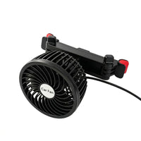 Car Fan with Adjustable Arm Lightweight Car Cooling Fan Wired for Road Trippers