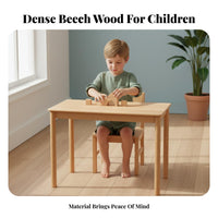 Nordic Design Toddler Desk and Chair Rounded Corners Art Station with Chairs Sturdy Construction children's Furniture Multifunctional for Preschoolers, Toddlers, Parents, Kindergarten, Nursery, Study Room, Bedroom