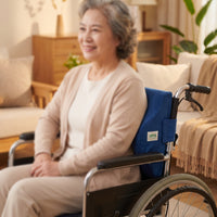 Anti-Leaning Wheelchair Positioning Cushion Soft Wheelchair Cushion with Side Supports Comfortable Body Positioning Pad Upright for Elderly