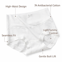 High Waisted Knickers for Women with Control, Breathable Underwear Multipack for Everyday Wear