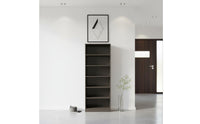 Tall Multi-Tier Shelving Single Unit Adjustable Design Floor Standing Shelving Single Unit Accessible Shelf Storage Single Unit
