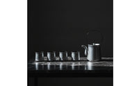 Tea Set Ornament Modern Ceramic Tea Set Brushed Silver Teapot Ornament for Tabletop
