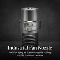 304 Stainless Steel Industrial Spray Nozzle, Flat Fan Shape, 110 Degree, High Pressure Cleaning Nozzle Tips, Dust Suppression Nozzle