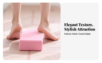Non-Slip Foot Arch Training Block Lightweight Foam Exercise Brick Fitness Equipment for Beginners, Dancers, Pilates, Home Gym
