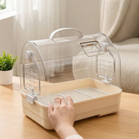 Avian Transport Carrier Cage Easy to Hygienic Avian Travel Carrier for Parrots