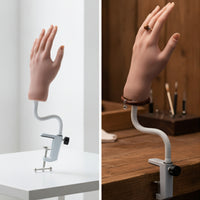 Nail Practice Hand with Stand Bendable Nail Practice Hand Reusable Product for Home