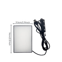 Film Negative Viewer Even Backlight Slide Viewer Light Box High Color Rendering LED Tracing Pad for Photographers
