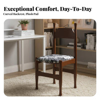 Foldable space-saving Backrest Chair Space-Saving X-Frame Folding Stool Stackable Portable Seating Minimalist design for Office Workers, Homeowners, Small Apartment, Dining Room, Indoors, Kitchen