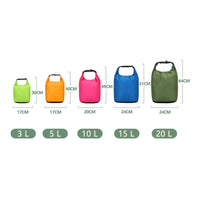 Foldable Portable Floating Bag Compact Swimming Bag Sturdy for Boaters, Campers, Boating, Camping, Hiking