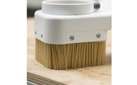 Quick Release Brush Seal Dust Hood Double Duct CNC Router Dust Cover Wear Resistant Nylon CNC Vacuum Brush Multi-Process for Woodworkers, Wood Cutting, Engraving, Workshop