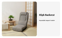 Padded pad Adjustable spinerest Lounger Thick pading Adjustable spinerest Recliner Multi-Functional Floor Chair Ergonomic spine Support for gaming enthusiasts, Students, Teenagers, Bedroom, Bay alcove, Dorm Room, Small Apartments