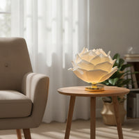 Decorative Lotus Flower Lamp Elegant Flower Lamp Romantic Accent Light Compact for Living Room