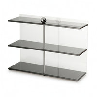 3-Tier Display Stand Transparent Desktop Organizer Space-Saving Furniture for Vanity