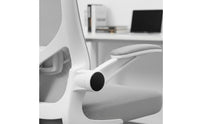 Reclining Backrest Ergonomic Office Chair Flip-up Armrests Adjustable Computer Chair Space-Saving for Students, Gamers, Dorm Room, Study