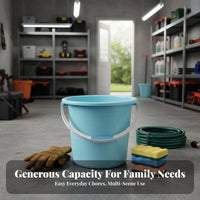 Bucket with Handle Large Capacity Foot Soak Basin High Temperature Resistant Utility Bucket with Handle for Renters, Dormitory, Dorm, Washroom