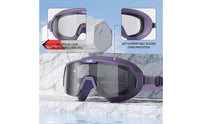 Leak-Proof Swim Goggles Adjustable Swimming Goggles Ergonomic Swim Goggles with Silicone Seal Slip-Resistant for Swimmers