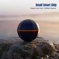 Sonar Fish Finder, Mobile Visual Underwater Detection Device, Ultrasonic Boat Fishing, Lure, Upgraded Edition