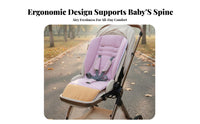 Winter Warmth Baby Stroller Seat Cushion Soft Warm Stroller Cushion Skin-Friendly for Infants, Toddlers, Strollers, Travel, Outdoor