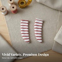 OB11 Doll Socks Material Striped Doll Socks Wide Compatibility Miniature Clothing