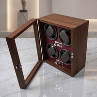 Automatic Watch Winder Extremely Quiet Timepiece Winder Cabinet USB Powered for Enthusiasts, Bedroom, Office, Retail Display