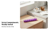 Weekly Detachable Box Large Capacity Detachable Weekly Case Lightlight-blocking