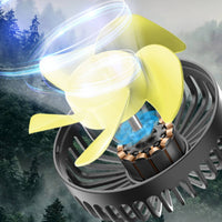 Adjustable Two-headedHead Car Fan Compact Car Seat Fan Energy-Saving Long-Lasting for Passengers