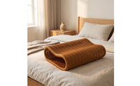 Imitation Rattan Contour Neck Support Pillow Washable Neck Support Pillow Curved Cushion Contoured for Bed