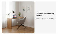 Solid Wood L-Shaped Corner Desk Space Saving Design L-Shaped Desk Extension Board Spacious Desktop Office Furniture Sturdy Construction for Small Apartment Dwellers, Telecommuting Workers, DIY Enthusiasts, Study Room, Bedroom