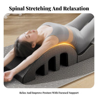 High-Density Expanded Polypropylene Foam Pilates Spine Corrector Stable Support Spine Corrector Ergonomic Design Pilates Arc Barrel Versatile for Beginners, Office Workers, Adults, Home Gym, Workout