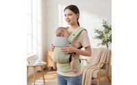 Baby Carrier with Mesh Breathable Baby Carrier with Waist Belt Ergonomic Handsunrestricted for Parents, Travel, Walks