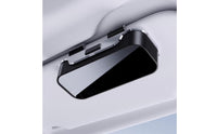 Push-to-Accessible Sun Visor Glasses Case Scratch-Proof Lining Automotive Eyewear Storage Large Capacity