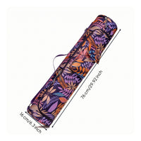 Fitness Mat Bag Zippered Fitness Mat Bag with Pocket Long-Lasting Lightweight for Yogis, Home Workouts