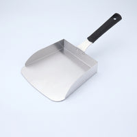 Food Transfer Scoop with Handle Stainless Steel Scooper Heavy Duty for Chefs