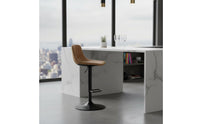 With Footrest Adjustable Swivel Bar Stool Ergonomic Modern Backrest Bar Chair for Kitchen