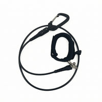 Freediving Wrist Lanyard Compact Lanyard with Padded Cuff Comfortable Leash for Divers