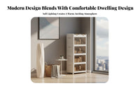 Foldable Design Foldable Double-Door Cabinet Multifunctional Household Storage Large Capacity Shelf Organizer Easy Assembly for Home Organizers, Families, Homeowners, Playroom, Living Room, Bedroom, Bathroom