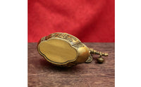 Boat Base Tree Ornament Compact Vintage Gilded Tree Ornament Textured Trunk Table Decor