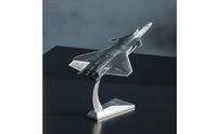 J-20 Fighter Aircraft Model Alloy J-20 Fighter Model Collectible for Aviation Enthusiasts