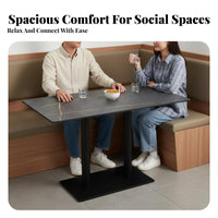 Luxury Design Scalloped rear Loveseat Modern design Booth Sofa ribbed Tufted Commercial Seating plour teamh fabric Texture for Cafe Owners, Interior Designers, two people, KTV Room, Restaurant, Lounge, Office