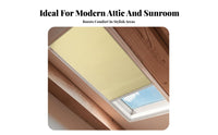 Cellular Roof Window Covering Heat Insulation Sloped Roof Window Shade Roof Window Cellular Shade Protection Inclined Window