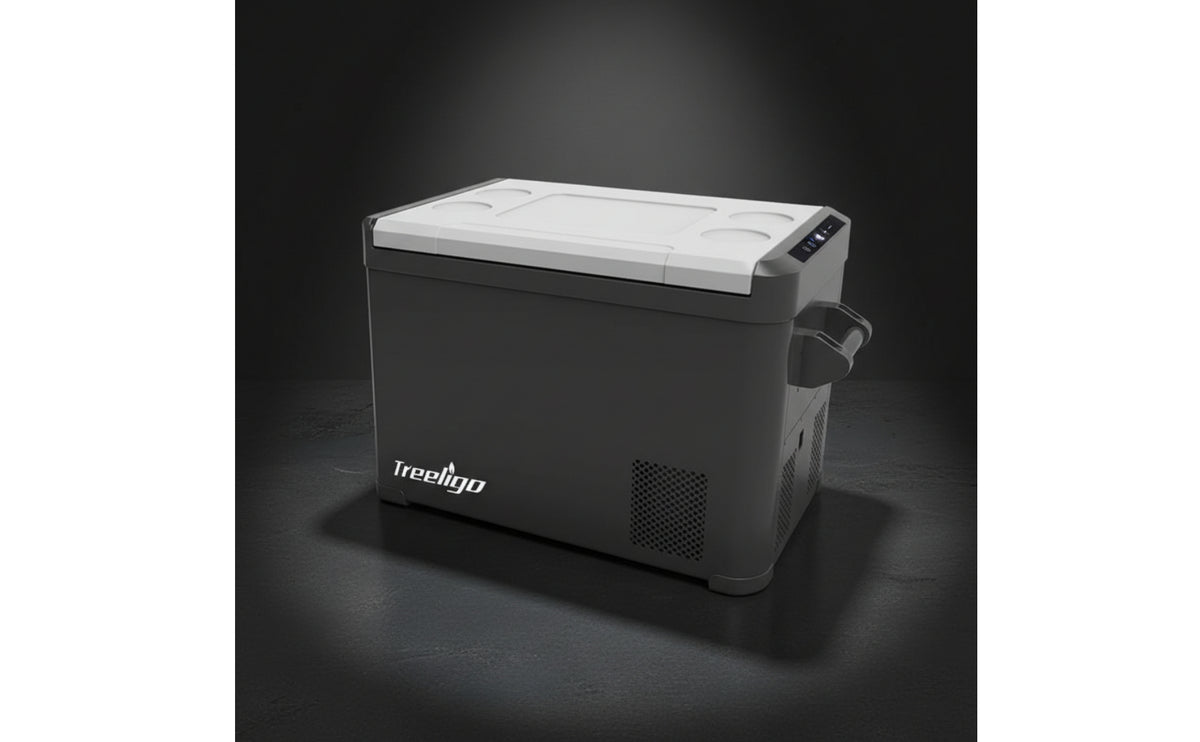 12 Volt Car Refrigerator Low-Noise Car Fridge with App Control Two-voltageVoltage Portable Refrigerator Compact for Campers, Road Trippers, Rv Travelers, Camping
