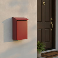 Wall Mount Mailbox Flat Backed Wall Mount Mailbox Low Profile Letterbox for Entryway
