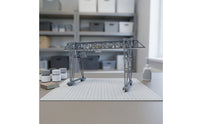 Weathered Overhead Crane Plastic Railway Crane Industrial Model Miniature for Collectors