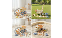 Eco-Friendly Toy Construction Vehicle Interactive Toy Truck Outdoor Sand Play Vehicle Durable for Children, Toddlers, Children, Beach, Sandbox, Backyard