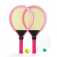 Kids Tennis Racket with Training Balls Antiskid Sports Toy Youngster-Friendly