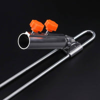 Ground Stake Rod Holder Portable Fishing Rod Ground Stand Metal Fishing Pole Stake Wear-Resistant Anti-Slip for Riverbank