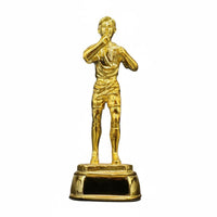 Gold Plated Soccer Referee Award Exquisite Craftsmanship Soccer Award Collectible for Sports Coaches, Teams, Office Decoration, Home Decor