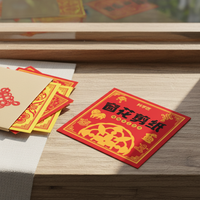 2026 Year of the Horse Chinese Paper-Cut Window Decals for Spring Festival Crafts
