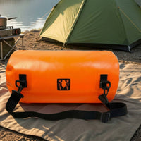 Motorcycle Tail Bag Roll-Top Motorcycle Rear Bag Tear-Resistant for Commuters