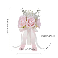 Bridal Bouquet Lightweight Wedding Bouquet Artificial Flowers for Brides, Bridesmaids